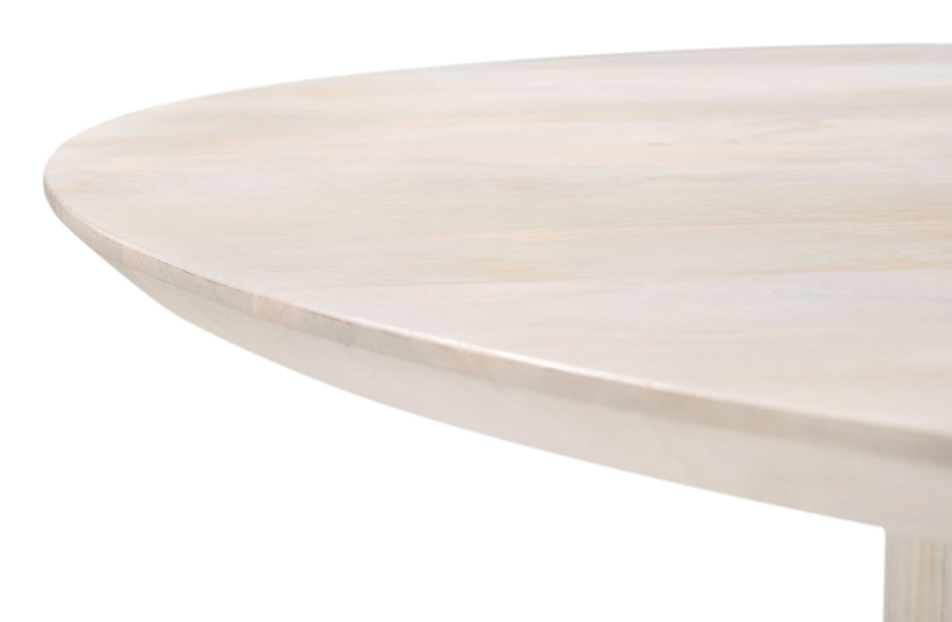 Round Mango Wood Dining Table with Hidden Storage Compartment 9 Round Mango Wood Dining Table with Hidden Storage Compartment - Image 9