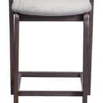 Contemporary Rubberwood Counter Stool in Dove Gray and Espresso (Set of 2) 11 Contemporary Rubberwood Counter Stool in Dove Gray and Espresso (Set of 2)