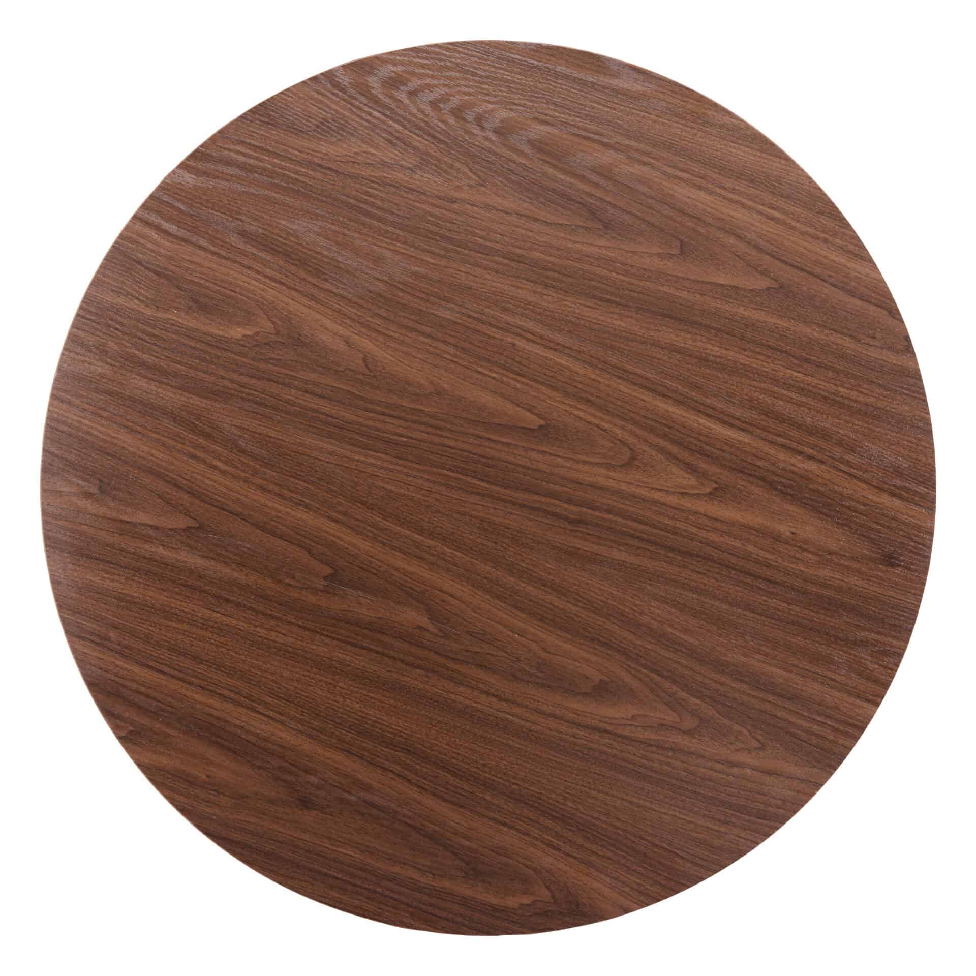 Modern Round Coffee Table with Powder Coated Steel Frame 8 Modern Round Coffee Table with Powder Coated Steel Frame - Image 8