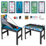 14-in-1 Multi Game Table Set with Foosball (14 Games)