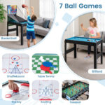 14-in-1 Multi Game Table Set with Foosball (14 Games)