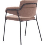 Mid-Century Modern Brown Dining Chair with Armrests (Set of 2) 19 Mid-Century Modern Brown Dining Chair with Armrests (Set of 2)
