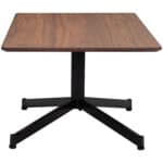 Adjustable Height Coffee Table with Laminate Top and Steel Base