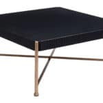 Modern Deco Square Coffee Table with Wood Top and Steel Frame 7 Modern Deco Square Coffee Table with Wood Top and Steel Frame