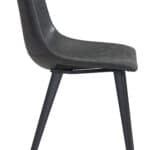 Modern Industrial Dining or Office Chair in Vintage Black (Set of 2) 13 Modern Industrial Dining or Office Chair in Vintage Black (Set of 2)
