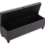 Velvet Upholstered Storage Bench with Tufted Seat and Hidden Compartment 11 Velvet Upholstered Storage Bench with Tufted Seat and Hidden Compartment