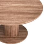 2-in-1 Round Dining and Poker Table with MDF Frame