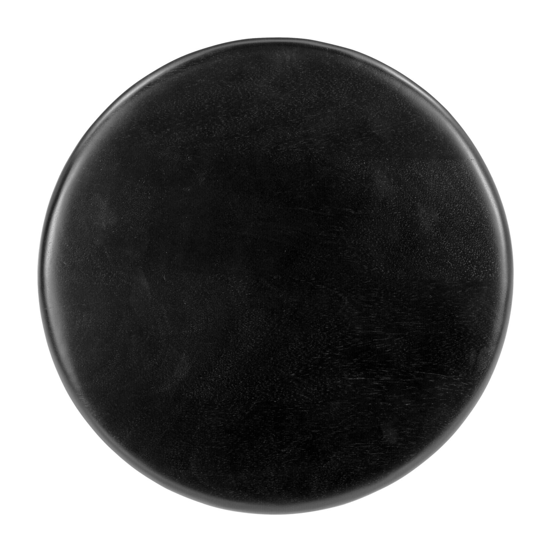 Black Mango Wood Side Table with Rubber Feet for Scratch Protection 8 Black Mango Wood Side Table with Rubber Feet for Scratch Protection - Image 8
