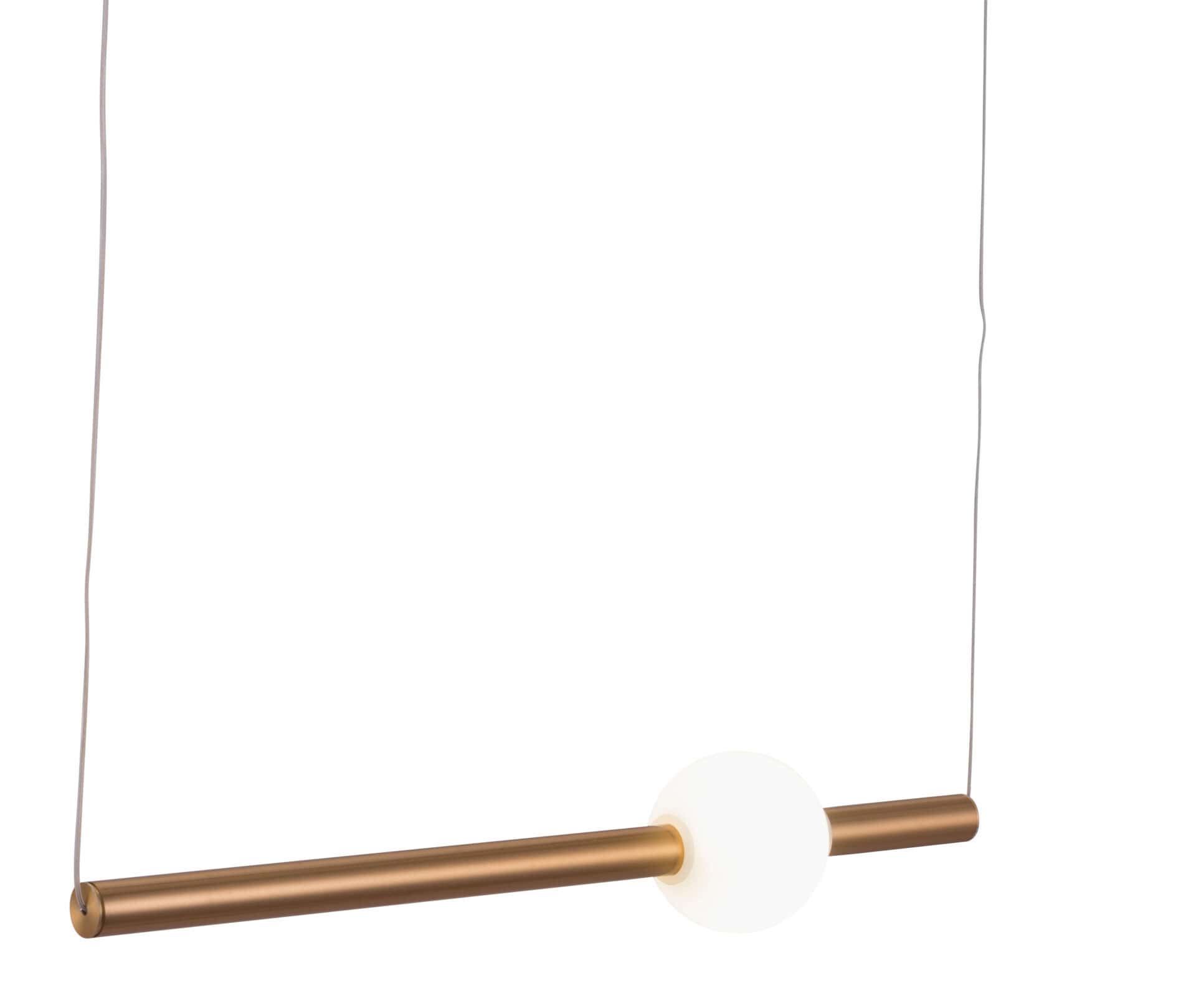 Gold-Plated Modern LED Ceiling Lamp with Adjustable Cord Length 5 Gold-Plated Modern LED Ceiling Lamp with Adjustable Cord Length - Image 5