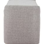 Gray Upholstered Storage Bench with Steel Legs and Hidden Compartment 9 Gray Upholstered Storage Bench with Steel Legs and Hidden Compartment