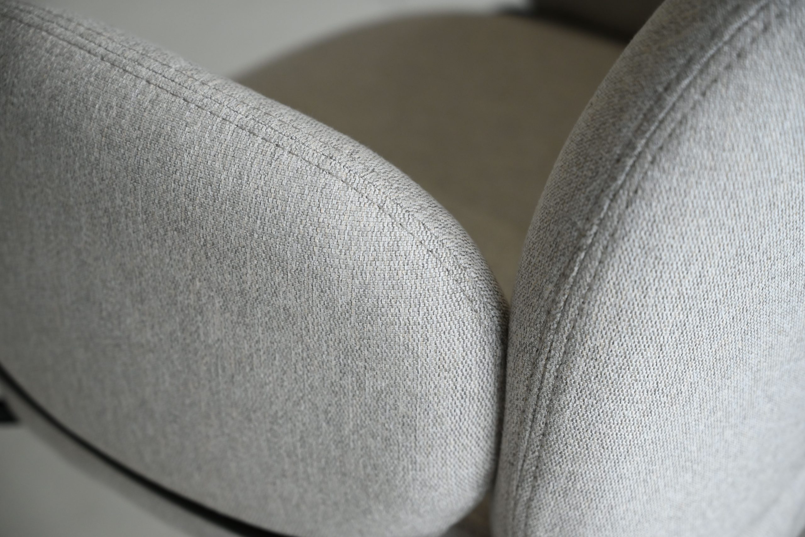 pebble armchair black powder coated steel base