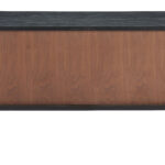 Modern Black and Walnut Entertainment Stand With Storage 15 Modern Black and Walnut Entertainment Stand With Storage