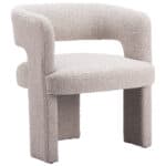 Sandy Beige Modern Accent Chair with Shearling Fabric and Armrest Support 15 Sandy Beige Modern Accent Chair with Shearling Fabric and Armrest Support