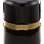 Elegant Black and Gold Round Side Table with Glossy Finish 11 Elegant Black and Gold Round Side Table with Glossy Finish