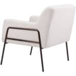 Modern Shearling Style Accent Chair with Steel Frame 16 Modern Shearling Style Accent Chair with Steel Frame
