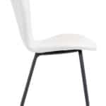 White Mid-Century Modern Faux Leather Dining Chair (Set of 2) 13 White Mid-Century Modern Faux Leather Dining Chair (Set of 2)