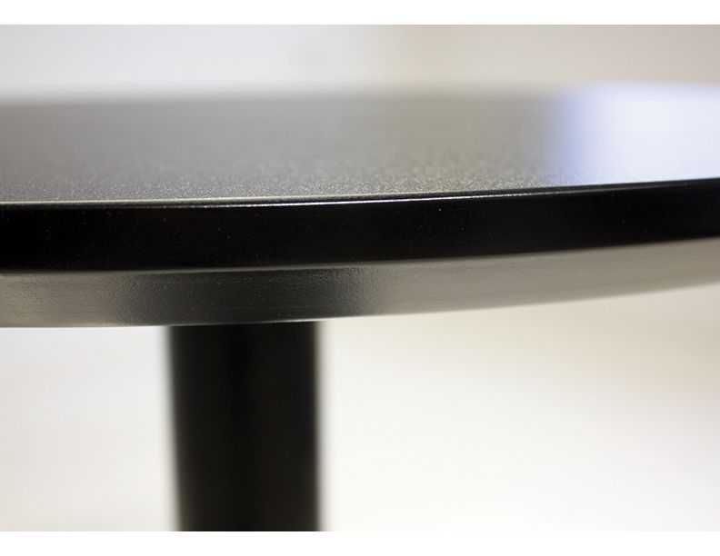 halfpint black round commercial bar table