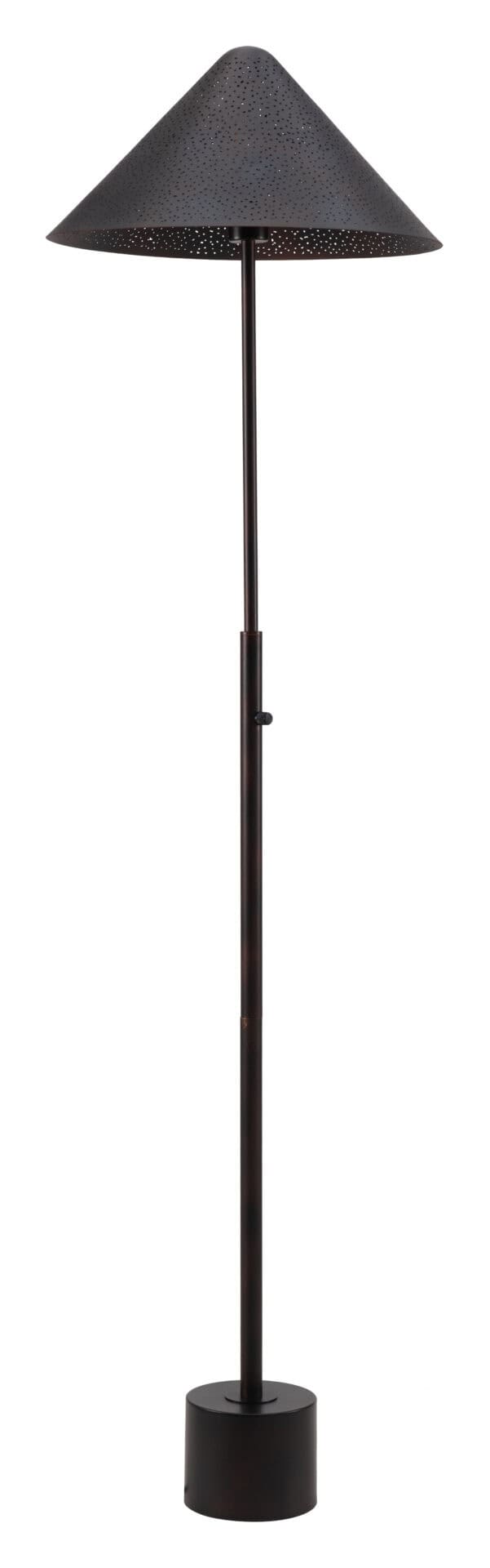 Industrial Bronze Floor Lamp with Dimmable Rotary Switch 3 Industrial Bronze Floor Lamp with Dimmable Rotary Switch - Image 3