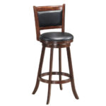 29 Inch Swivel Bar Stools with Cushioned Seats (Set of 2)