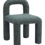 Shearling Style Dining Chair with Wood Frame Snowy Green (Set of 2) 12 Shearling Style Dining Chair with Wood Frame Snowy Green (Set of 2)