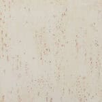 Beige Stone-Look Side Table with Square Top and Rubber Feet