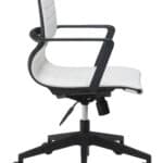 Modern Mid-Century Office Chair with Faux Leather and Adjustable Height 13 Modern Mid-Century Office Chair with Faux Leather and Adjustable Height