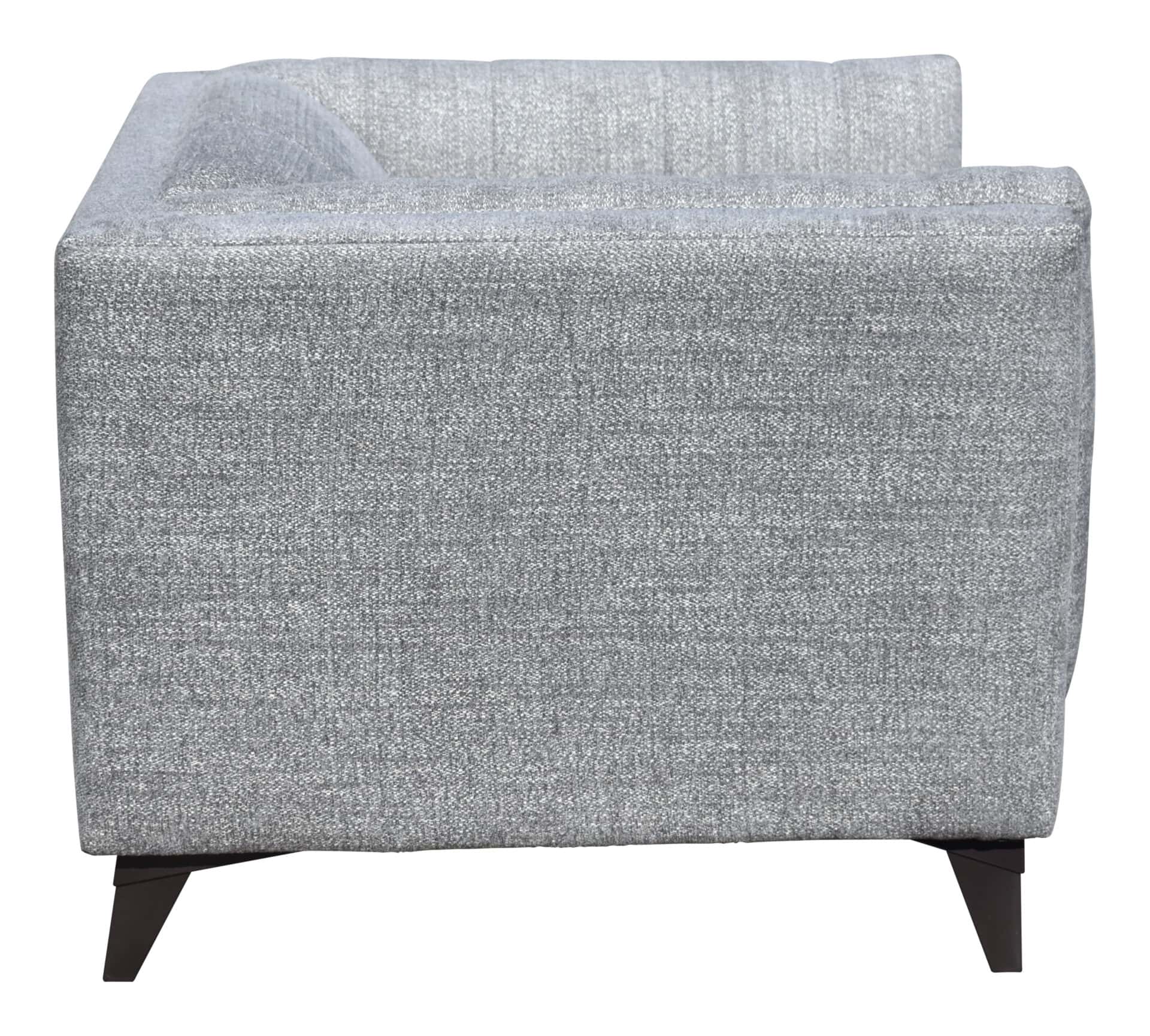 Modern Armchair with Steel Legs and Armrest Support 4 Modern Armchair with Steel Legs and Armrest Support - Image 4