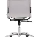 Ergonomic Armless Office Chair with Adjustable Height and Faux Leather 16 Ergonomic Armless Office Chair with Adjustable Height and Faux Leather