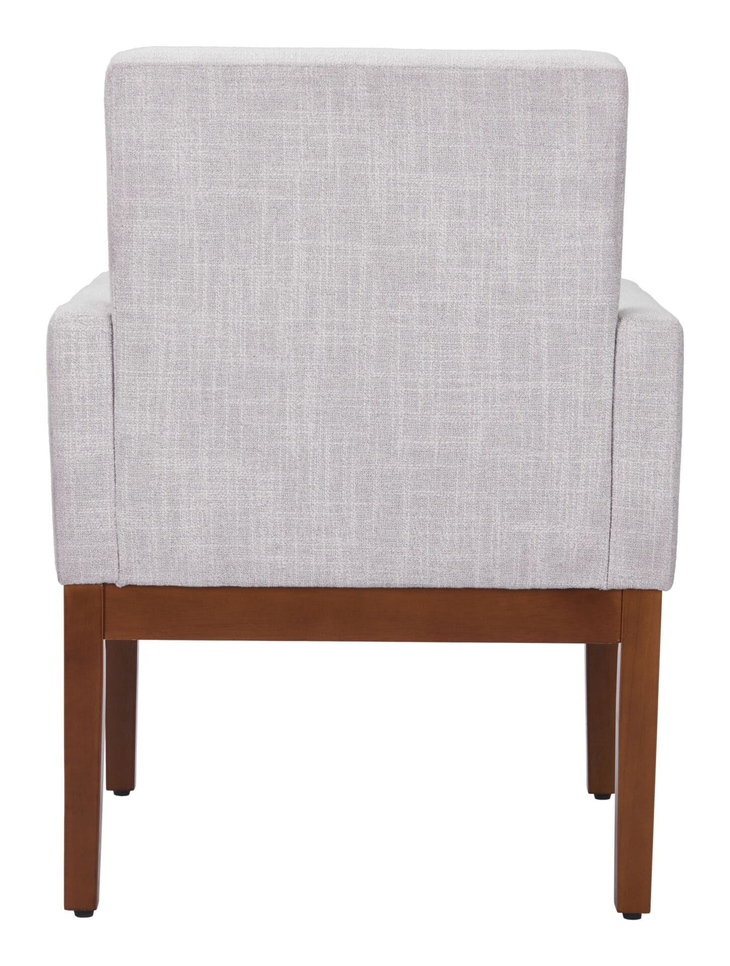 Ivory Dining Chair with Arms and Wooden Frame 4 Ivory Dining Chair with Arms and Wooden Frame - Image 4