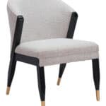 Misty Gray Dining Chair with Wood Frame and Stainless Steel Legs 12 Misty Gray Dining Chair with Wood Frame and Stainless Steel Legs