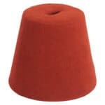Red Ottoman with Solid Wood Frame and Stackable Design 8 Red Ottoman with Solid Wood Frame and Stackable Design