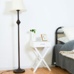 X Base Wooden End Table with Drawer for Living Room 12 X Base Wooden End Table with Drawer for Living Room