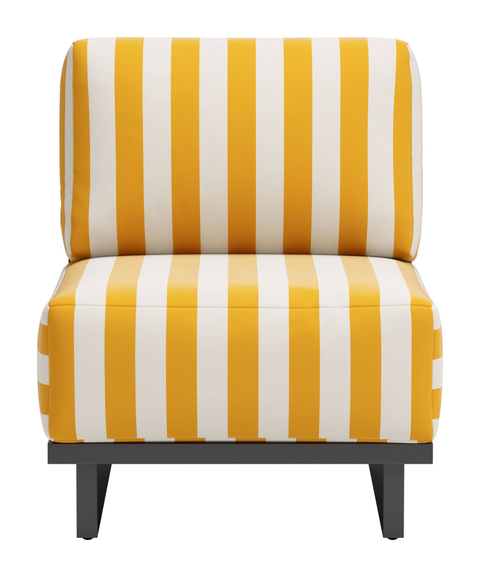 Yellow Weather-Resistant Shoreline Accent Chair with Washable Cushion Cover 5 Yellow Weather-Resistant Shoreline Accent Chair with Washable Cushion Cover - Image 5