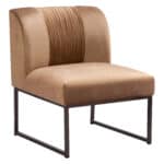 Modern Velvet Accent Chair with Powder Coated Steel Base 10 Modern Velvet Accent Chair with Powder Coated Steel Base