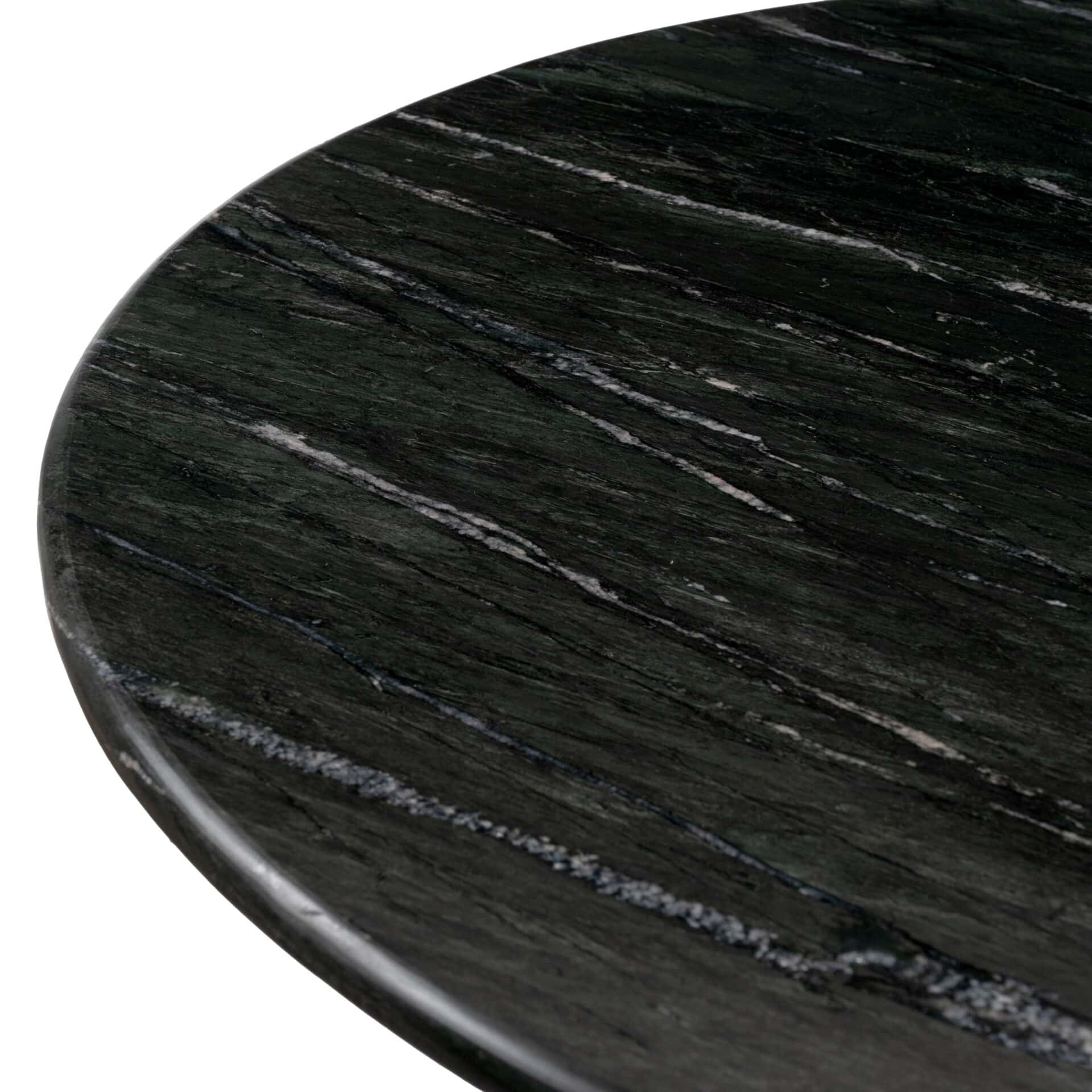 Round Marble and Acacia Dining Table with Storage 4 Round Marble and Acacia Dining Table with Storage - Image 4