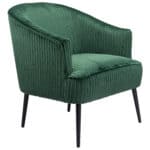 Boho Chic Green Accent Chair with Tufted Upholstery and Wood Legs 17 Boho Chic Green Accent Chair with Tufted Upholstery and Wood Legs