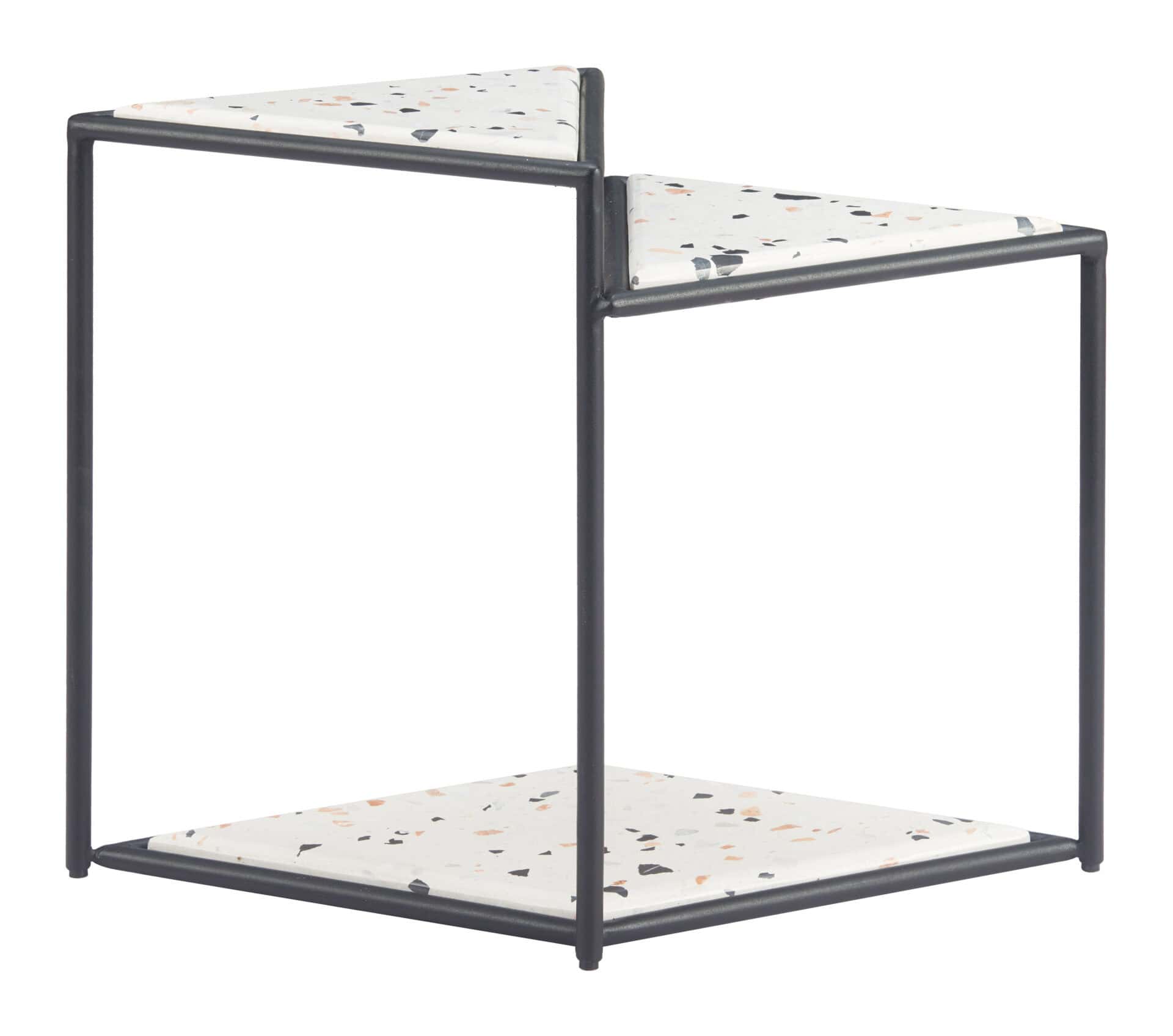 Multicolor Nesting Side Tables with Steel Legs (Set of 3) 3 Multicolor Nesting Side Tables with Steel Legs (Set of 3) - Image 3