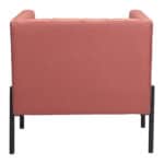 Mid-Century Modern Faux Leather Accent Chair with Steel Frame Brown 15 Mid-Century Modern Faux Leather Accent Chair with Steel Frame Brown