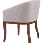 Gray Modern Dining Chair with Wood Frame and Water-Resistant Fabric 14 Gray Modern Dining Chair with Wood Frame and Water-Resistant Fabric