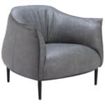 Coffee Faux Leather Accent Chair with Wood Legs and Armrest Support 19 Coffee Faux Leather Accent Chair with Wood Legs and Armrest Support