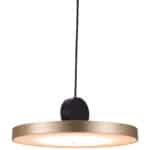Modern Gold and Black Ceiling Lamp with Adjustable Cord and LED 16 Modern Gold and Black Ceiling Lamp with Adjustable Cord and LED