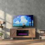 Ultra Thin 36 Inch Wall Mounted Electric Fireplace Heater