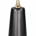 Modern Black Round Drink Table with Sleek Design 8 Modern Black Round Drink Table with Sleek Design