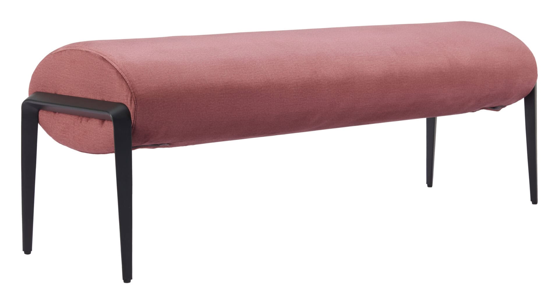 Modern Velvet Bench with Steel Frame and Rubber Feet Protection 1 Modern Velvet Bench with Steel Frame and Rubber Feet Protection