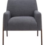 Gray Shearling Style Accent Chair with Powder Coated Steel Frame 12 Gray Shearling Style Accent Chair with Powder Coated Steel Frame