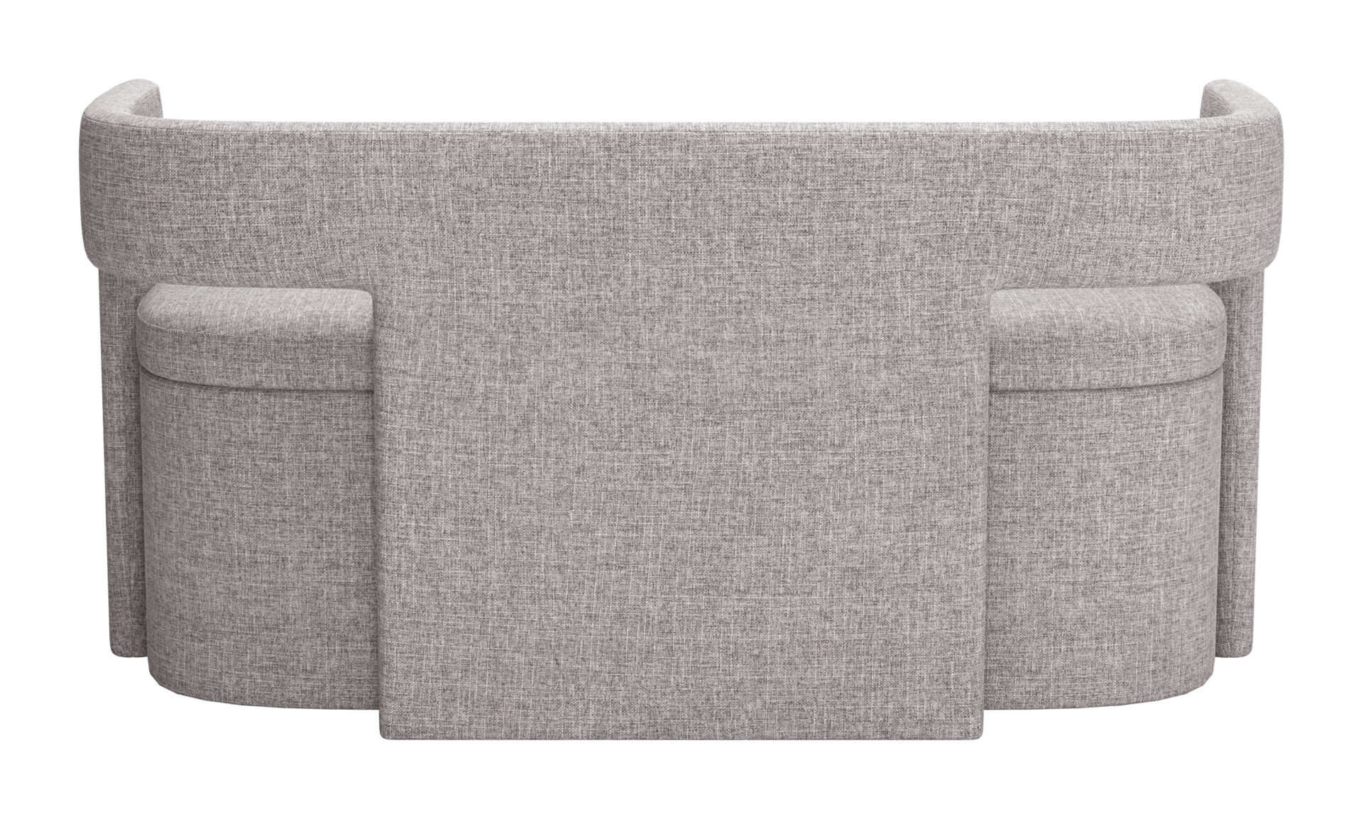 Gray Storage Bench with Hidden Compartment and Armrests 4 Gray Storage Bench with Hidden Compartment and Armrests - Image 4