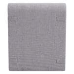 Gray Outdoor Lounge Chair with Weather-Resistant Foam and Olefin Fabric