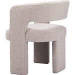 Sandy Beige Modern Accent Chair with Shearling Fabric and Armrest Support 17 Sandy Beige Modern Accent Chair with Shearling Fabric and Armrest Support
