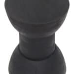Black Mango Wood Geometric Stool and Side Table 11 Black Mango Wood Geometric Stool and Side Table