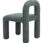 Shearling Style Dining Chair with Wood Frame Snowy Green (Set of 2) 16 Shearling Style Dining Chair with Wood Frame Snowy Green (Set of 2)